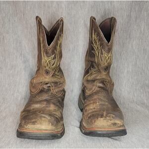 Ariat Workhog H2O Waterproof Square Toe Work Boot 10017436 12D Pre-Owned